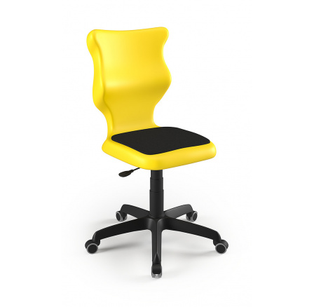 Židle Twist Soft velikost 4, Žlutá/Černá