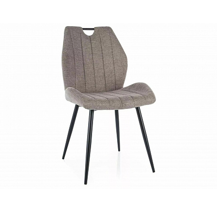 Jídelní židle ARCO BREGO, Béžová 34/Černá