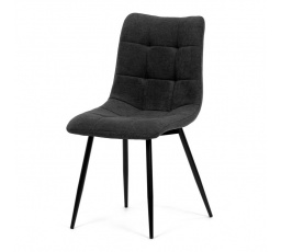 Jídelní židle, šedá, látka, DCL-L1094 GREY2