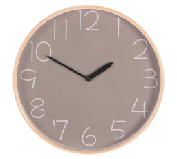 Hodiny nástěnné - MDF s dřevěným rámem, 32 cm