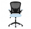 Kancelářská židle, houpací mechanismus, modrá, KA-V317 BLUE