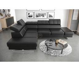 Rohová sedací souprava EMPORIO 225x300 přírodní kůže - levá, přírodní kůže - volitelná barva