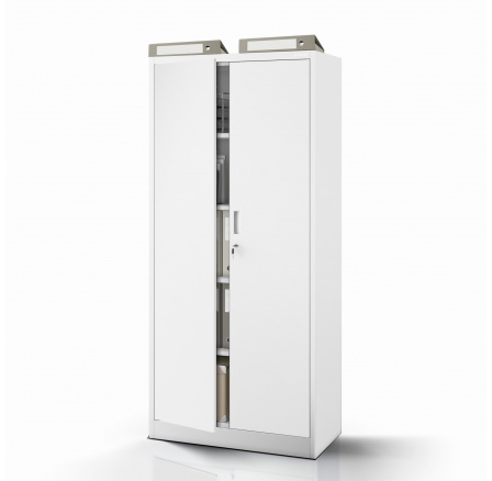 Kovová skříň JAN Compact 1750 x 800 x 400 mm, šedá Kovová skříň JAN Compact 1750 x 800 x 400 mm, šedá