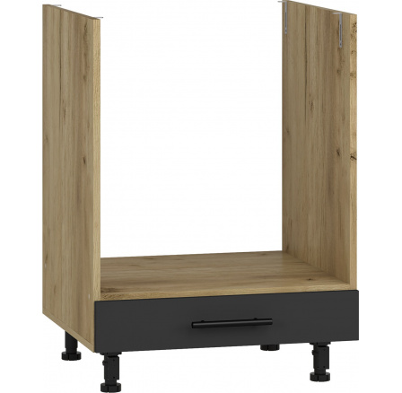 Kuchyňská spodní skříňka na troubu VENTO DP-60/82  Dub craft,antracyt