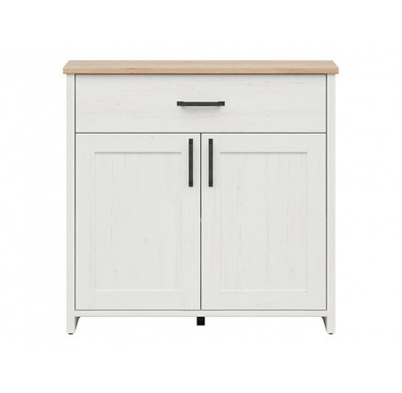 Komoda LOKSA KOM2D1S borovice bílá anderson Komoda LOKSA KOM2D1S borovice bílá anderson