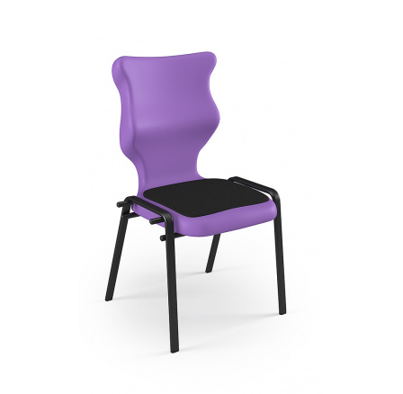 Židle studentská Soft velikost 6 sedák fialový/rám šedý Židle studentská Soft velikost 6 sedák fialový/rám šedý