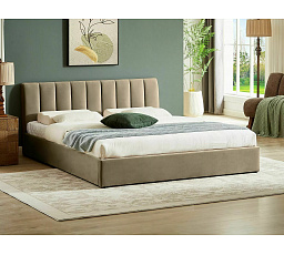Postel s úložným prostorem MONTREAL VELVET 160x200 cm, Béžový Bluvel 28