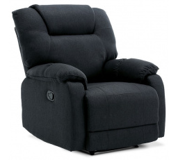 Relaxační křeslo, šedá, látka, TV-4088 GREY2