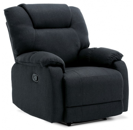 Relaxační křeslo, šedá, látka, TV-4088 GREY2