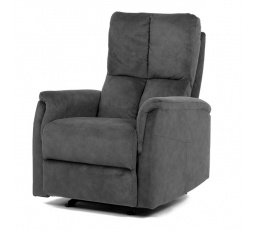 Polohovací křeslo, šedá, látka, TV-S8449 GREY2