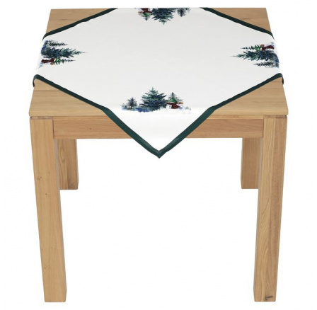 Ubrus - vánoční motiv, 100 % polyester, 80 x 80 cm Ubrus - vánoční motiv, 100 % polyester, 80 x 80 cm