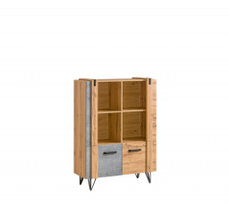 Systém "LOFTER" LO4 (Regál 2D) - Barva: beton millenium