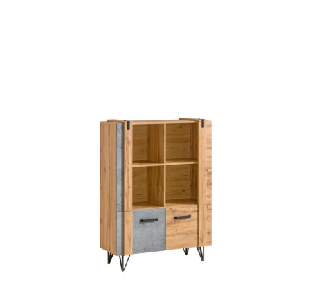 Systém "LOFTER" LO4 (Regál 2D) - Barva: beton millenium Systém "LOFTER" LO4 (Regál 2D) - Barva: beton millenium