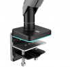 Držák na monitor 49 palců, šedo-černý LED RGB X-ARM