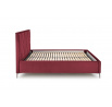 Postel MODULO W4 160 - Čelo postele, Bordó Monolith 59