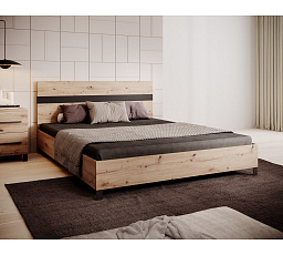 Dvoulůžková postel s rámem MALEN Artisan+Artisan