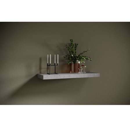 Závěsná police ANDREA 80x26 Beton