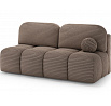 Nuwia sofa with sleeping function and storage box, light brown velvet upholstery Modullo 20 145x200 1