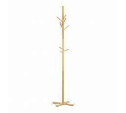 Stojanový věšák, bambus, přírodní, DR-B016 NAT