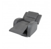 Polohovací křeslo, šedá, látka vintage, TV-4089 GREY