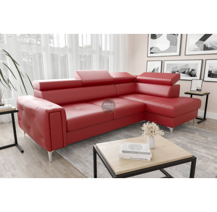 Rohová sedací souprava s funkcí spaní ORION 165x255 přírodní kůže - přírodní kůže - volitelná barva, pravá Rohová sedací souprava s funkcí spaní ORION 165x255 přírodní kůže - přírodní kůže - volitelná barva, pravá