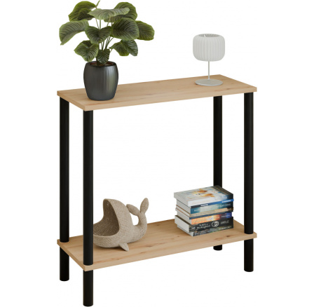 Konzole Claro 80x30 cm - různé barvy na výběr - Dub Artisan, Černý Mat