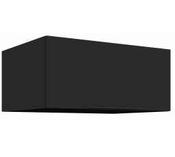 Horní skřínka SIENA - 80 NAGU-36 1F, Černá mat/Černá mat