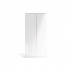 Šatní skříň SIMPLICITY 287, Bílý lesk