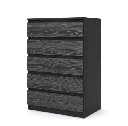 Komoda SIMPLICITY 297, Černý dub woodgrain