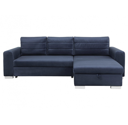 Rohová sedací souprava PASIR LUX 3DL.URCBK, Fan Vel 323 navy (BRW COMFORT) (FL12-K1230)