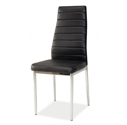Jídelní židle H-261 BIS alu (H261BISSC) černá / nohy aluminium (S) (K150-Z)