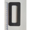 Dveře posuvné nástěnné dvoukřídlé TOPPO 140 White+Black