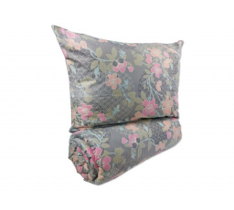 Povlečení bavlna 140x200, 70x90cm Sarah pink nitěný knoflík