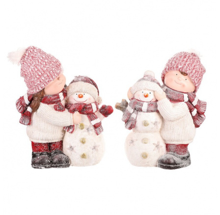 Děti se sněhuláky - magnesium, LED osvětlení, mix 2, cena za 1 ks