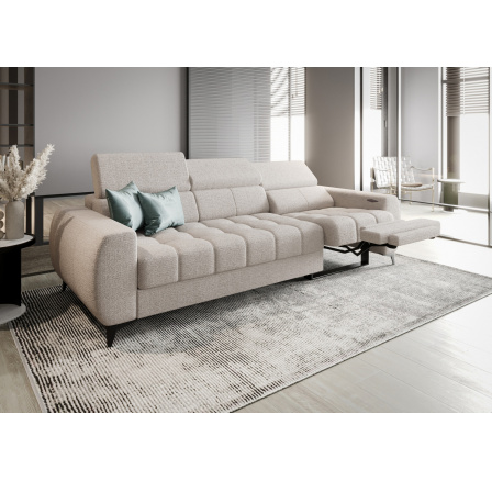 Sofa PORTO III , relax 263 cm - béžová, Pravá strana Sofa PORTO III , relax 263 cm - béžová, Pravá strana