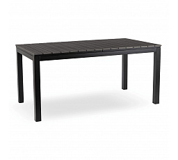 Zahradní stůl ARGOS 160-210 cm Tmavě šedý Dub/Černý