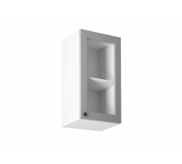 Kuchyňská horní skříňka Linea G40S P/L, Šedá