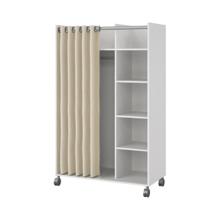 Šatní skříň HARMONY 93119-49, Bílá/Béžová