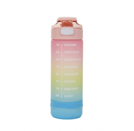 Láhev OMBRE růžovo-modrá 700 ml 891774