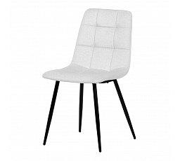 Jídelní židle, bílá, sametová látka, DCL-X7015 WT2