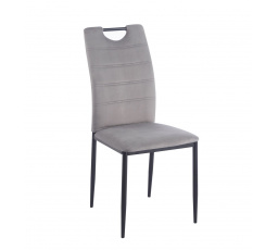 Židle velvet šedá K13-FX