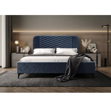 Postel VENEZIA - 160 cm x 200 cm, volitelný odstín Postel VENEZIA - 160 cm x 200 cm, volitelný odstín