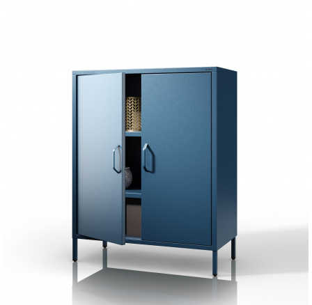 Skříňka s policemi VITO, 800 x 1015 x 400 mm, Moderní : tmavě modrá Skříňka s policemi VITO, 800 x 1015 x 400 mm, Moderní : tmavě modrá
