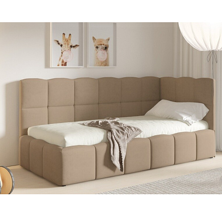 Postel TUNIS 200 x 90, vysoký bok, Paros 3, Pravá Postel TUNIS 200 x 90, vysoký bok, Paros 3, Pravá