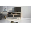 TV komoda RUBY, Hickory/Černá