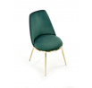 Jídelní židle K460, Zelená/Zlatá