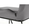 Jídelní židle K454, šedý Velvet