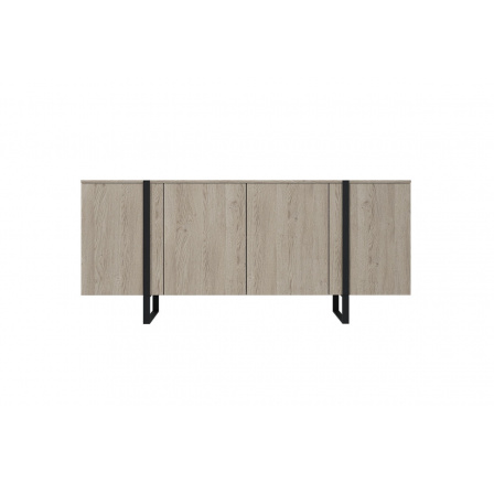 Komoda Verica, dub biskvit / černé nohy Komoda Verica, dub biskvit / černé nohy