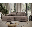 Ripeli Corner Sofa Bed with Storage, Light Brown Velvet, Left-Hand Facing Modullo 20 180x128 Left 1