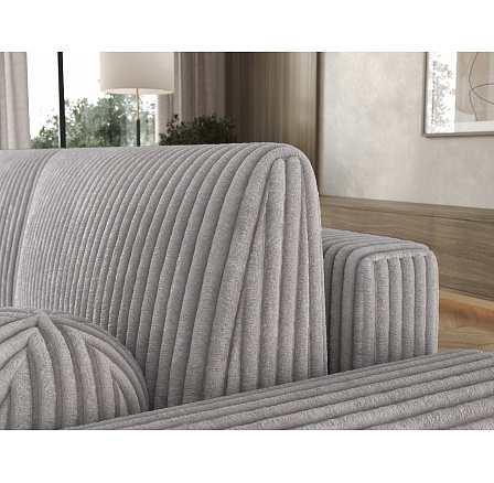 Vianetto corner sofa with sleeping function and storage compartment, light grey velour, universal Modullo 03 275x130 Symmetrical 1 Vianetto corner sofa with sleeping function and storage compartment, light grey velour, universal Modullo 03 275x130 Symmetrical 1
